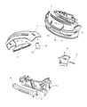 2004 Dodge Neon Bumper Diagram - 5101772AA