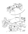 2006 Dodge Dakota Brake Line Diagram - 52013478AD