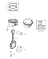 Jeep Compass Piston Ring Set Diagram - 68188203AA