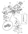 Chrysler Voyager Steering Column Diagram - 4690925AA