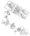 Dodge Durango Brake Caliper Diagram - 5139929AA