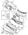 Chrysler Dash Panels Diagram - 4719821AA