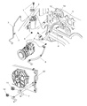 Chrysler Prowler A/C Compressor Diagram - 4815912AC
