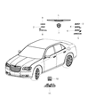 2012 Chrysler 300 Emblem Diagram - 5182285AB