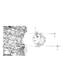 Chrysler 300 Alternator Diagram - R4801779AG
