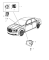 2011 Chrysler 300 ABS Control Module Diagram - 68089527AA
