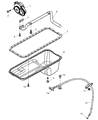 Dodge Ram 3500 Dipstick Diagram - 5086843AB