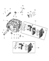 Jeep Compass Transfer Case Cover Diagram - 68257238AA