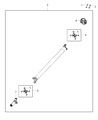 Ram 2500 Universal Joint Diagram - 68451034AA