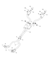 Chrysler 300 Tail Pipe Diagram - 68235683AD