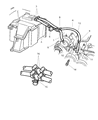 Dodge Dakota Heater Control Valve Diagram - 4339457