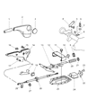 2006 Dodge Sprinter 3500 Parking Brake Cable Diagram - 5119245AA