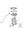 Chrysler Fuel Level Sensor Diagram - 68030928AA