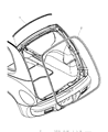 2010 Chrysler PT Cruiser Weather Strip Diagram - 4724763AF