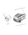 2010 Dodge Journey Antenna Diagram - 5064688AA