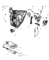 2011 Chrysler 300 Door Handle Diagram - 1RH65ARHAD