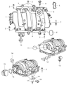 Jeep Commander Intake Manifold Diagram - 4591846BA
