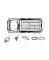 2007 Jeep Wrangler Dome Light Diagram - 1GE93XDVAA