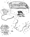 Chrysler 200 Trunk Lid Latch Diagram - 4589244AC