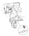 Jeep Cherokee A/C Accumulator Diagram - 55036648AF