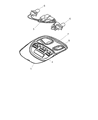 Dodge Intrepid Dome Light Diagram - 5014271AA