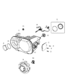 2020 Dodge Challenger Headlight Diagram - 68323331AC