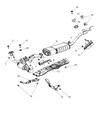 Jeep Commander Catalytic Converter Diagram - 52124346AB
