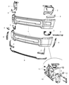 2017 Ram 4500 Bumper Diagram - 1MQ03RXFAB