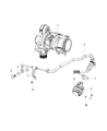 2017 Jeep Renegade Water Pump Diagram - 68254663AA