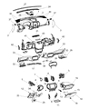 Jeep Cherokee Steering Column Cover Diagram - 5YP07LU5AD