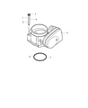 Jeep Commander Throttle Body Diagram - 4861661AB