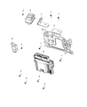 2020 Jeep Wrangler Engine Control Module Diagram - 68335791AB