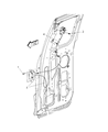 Ram Dakota Door Latch Assembly Diagram - 55359381AD