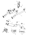 Jeep Liberty Muffler Diagram - 52129335AC