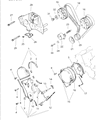 Chrysler Voyager Timing Cover Diagram - MD332316