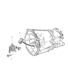 Chrysler Release Bearing Diagram - 5101092AA