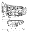 Ram Oil Pan Gasket Diagram - 68425659AA