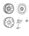 2020 Ram 1500 Spare Wheel Diagram - 4755161AB