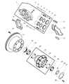 Dodge Ram 2500 Brake Caliper Bracket Diagram - 5018580AA