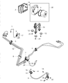 Dodge Challenger ABS Control Module Diagram - 68297830AB