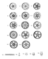 Ram Lug Nuts Diagram - 6509421AA