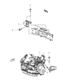 Dodge Journey Transmission Mount Diagram - 4766159AA