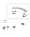 Jeep Car Speakers Diagram - 68223394AA