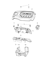 Jeep Wrangler Engine Cover Diagram - 5281303AA