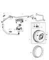Dodge Durango Brake Booster Diagram - 4560182AB