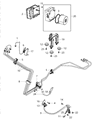Dodge Challenger ABS Control Module Diagram - 68341606AA