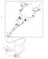 2021 Dodge Challenger Muffler Diagram - 68453193AC