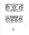 Dodge Magnum A/C Switch Diagram - 55111870AD