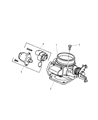 2003 Jeep Liberty Throttle Body Diagram - 53013359AC