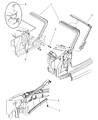 Chrysler Prowler Weather Strip Diagram - 4786210AB
